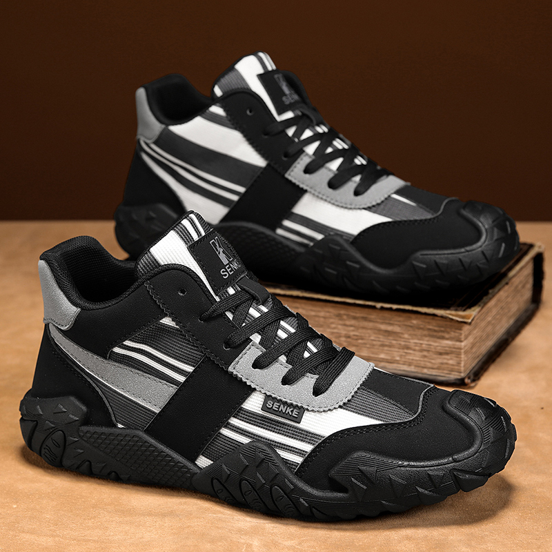 Men'S Shoes Hoka Sale - ファッション性の高い、滑り止め加工を施したハイカットメッシュシューズ。2026年冬の新作、メンズカジュアルシューズ。無地で快適な履き心地。ビジネスシーンにも合うスニーカー。