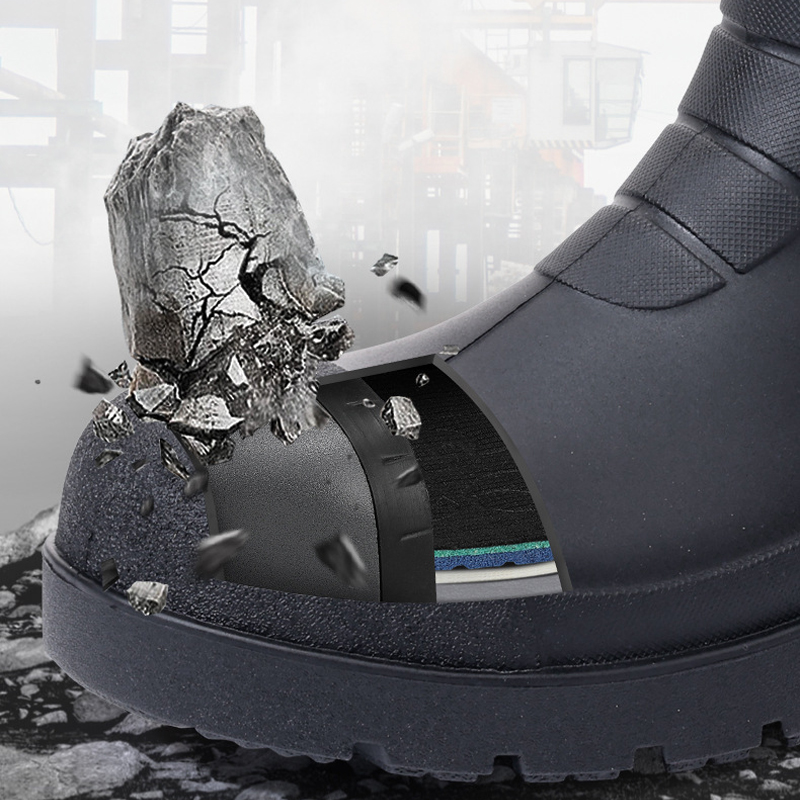 防水メンズマイニングブーツ 作業安全靴 耐油安全ブーツ 耐衝 - Men'S Shoes Water Resistant のレビューと価格