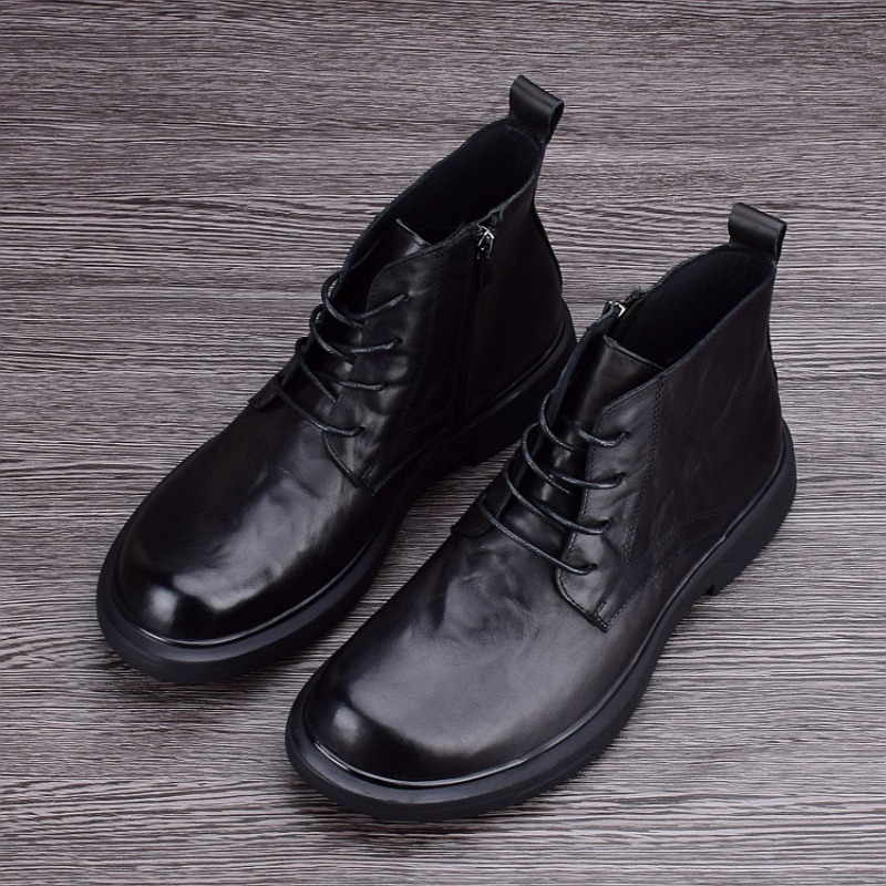 男性用ブーツ アンクルブーツ ファッション カジュアル ハイ - Men'S Shoes Hoka Sale のレビューと価格