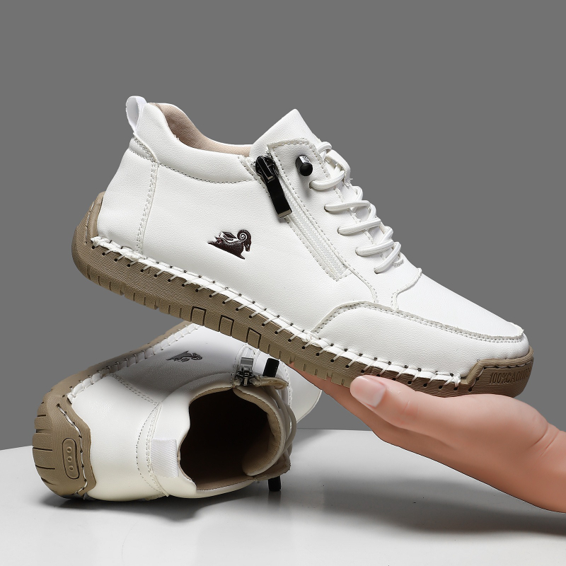 女性用スニーカー手作りレザーカジュアルシューズアウトドアソフ - Men'S Shoes Hoka Sale のレビューと価格