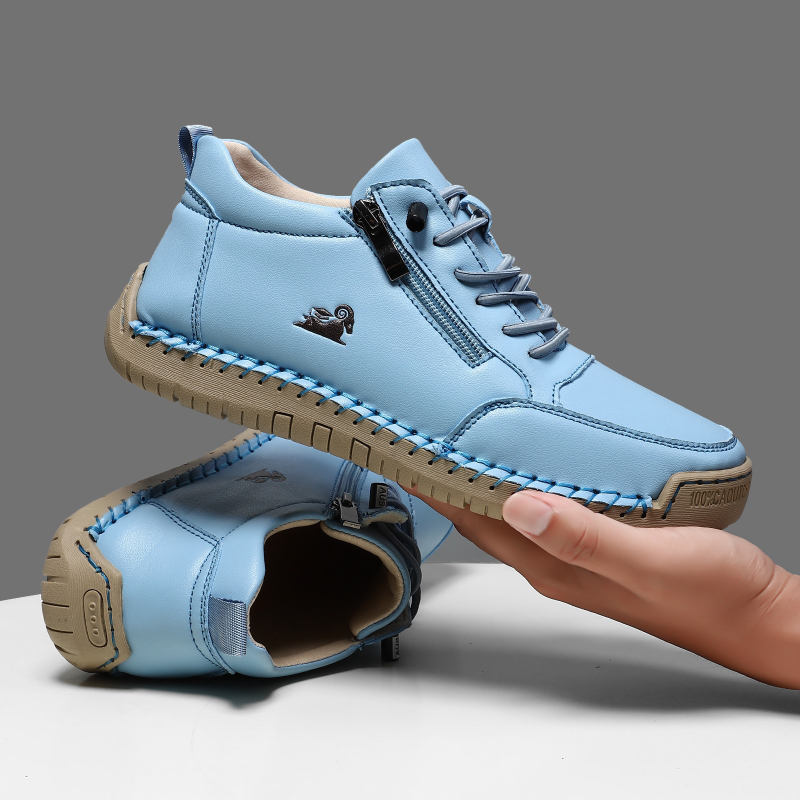 女性用スニーカー手作りレザーカジュアルシューズアウトドアソフ - Men'S Shoes Hoka Sale のレビューと価格